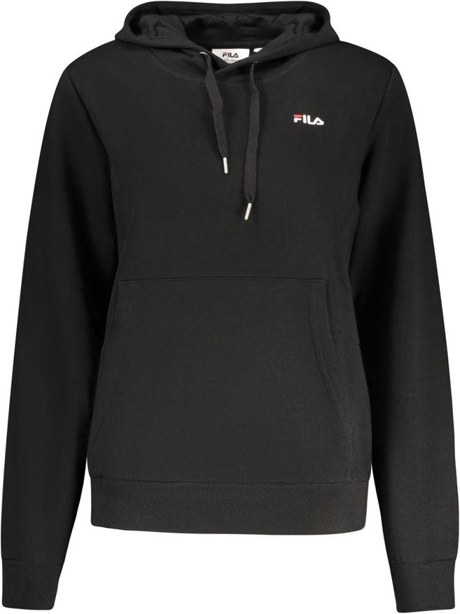 Fila Schwarzes Baumwoll-Hoodie für Frauen