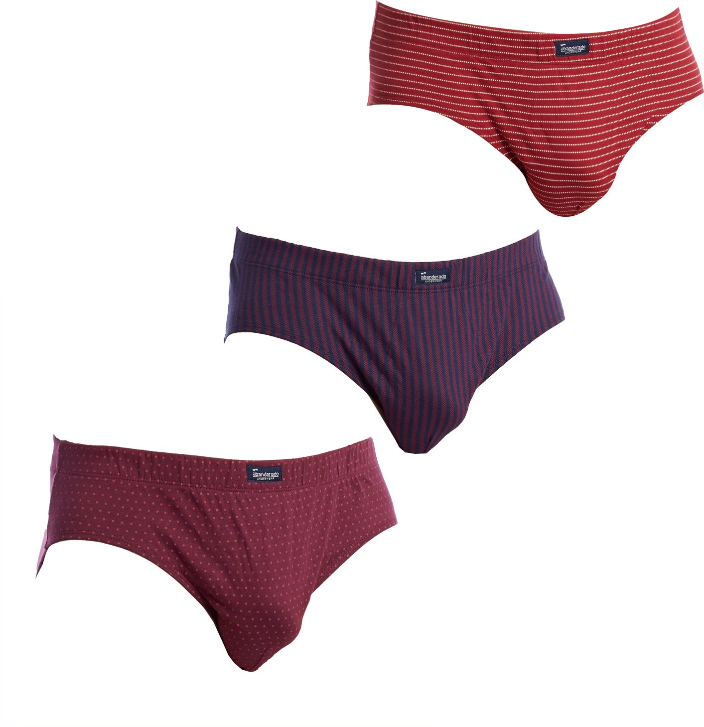 Pack-3 Herren Slips Essential Prints A0080