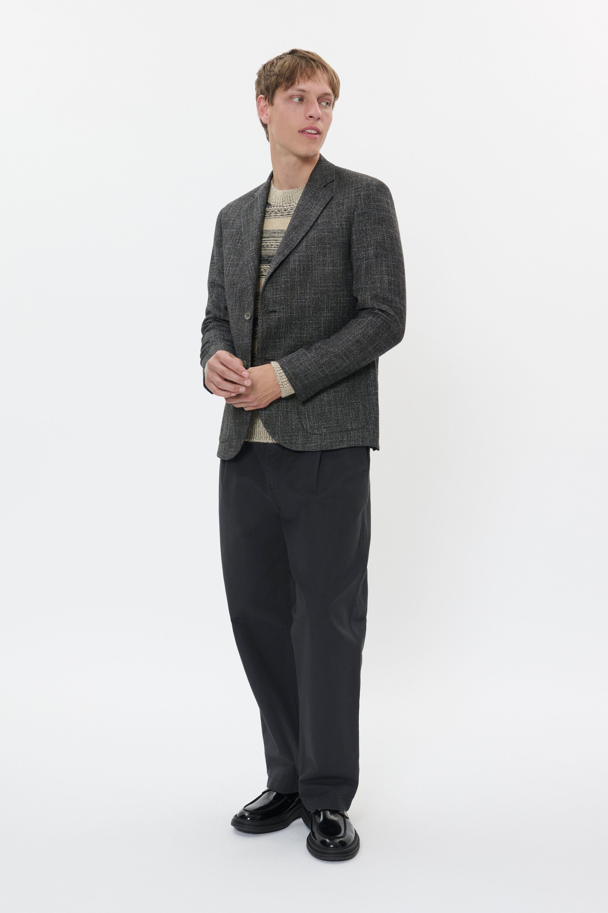 Blazer MAcolt Gerade Passform dark grey