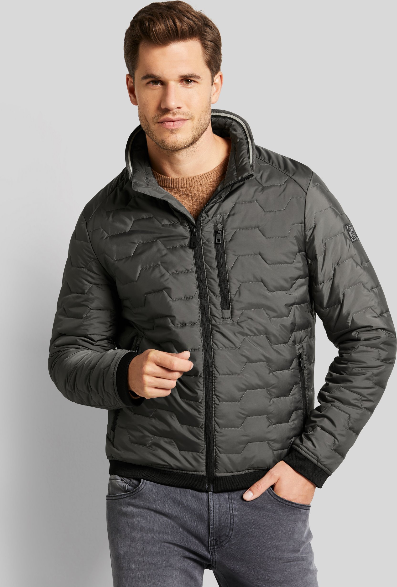 Bugatti Herren Blouson mit modernem Stehkragen