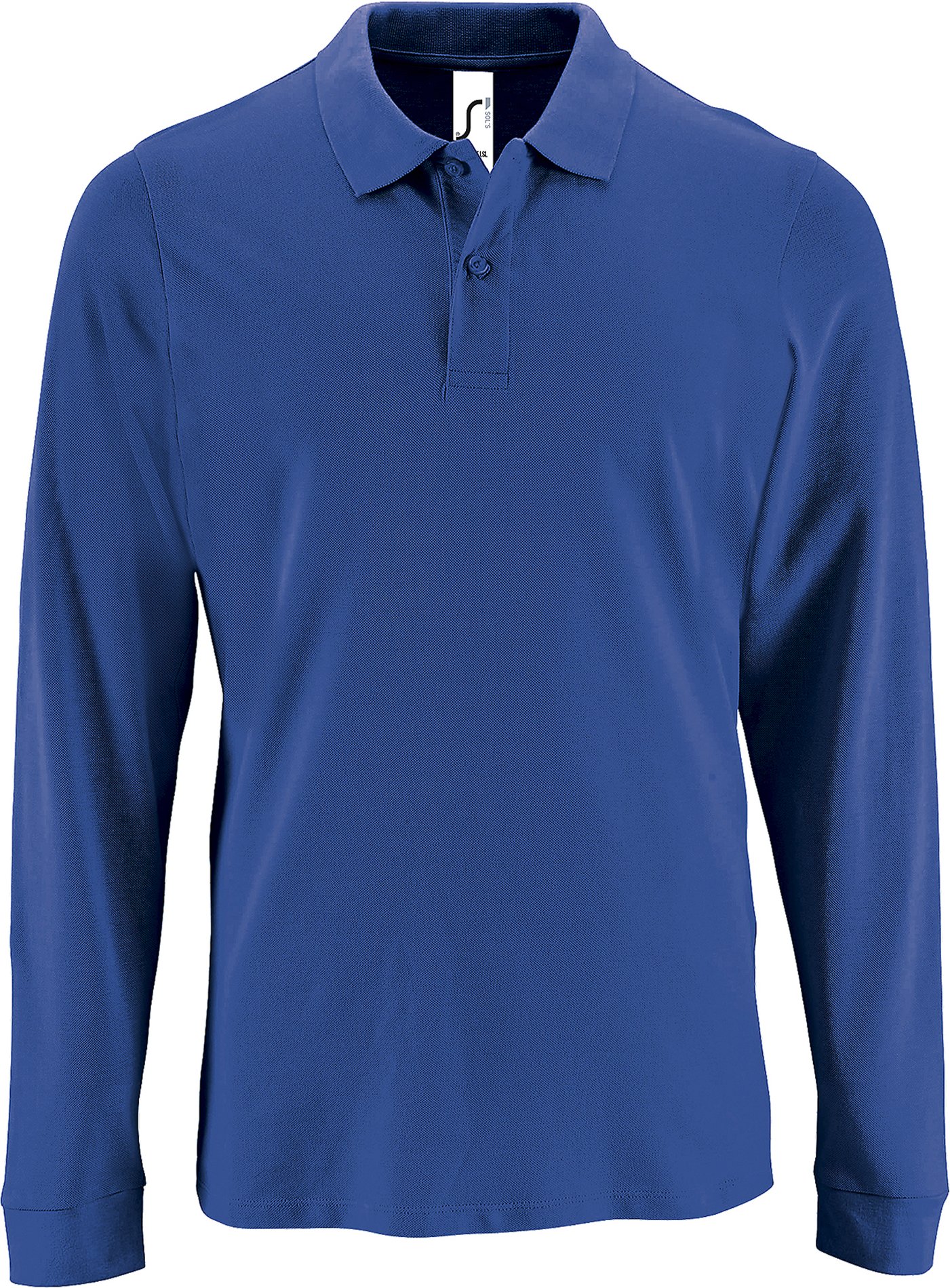 SOLS Mens Perfect Langarm-Pique-Poloshirt (Königsblau)