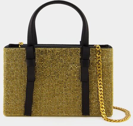 Cabas Bow Midi - Kara - Mesh - Golden