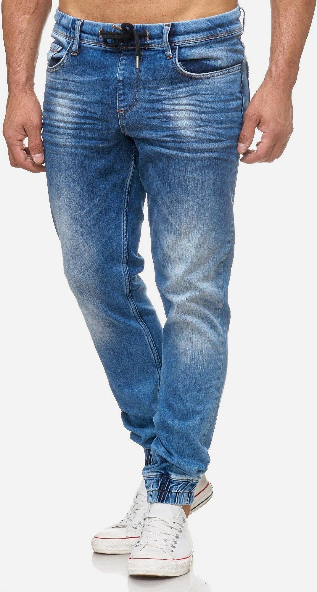 Thumbnail - Tazzio Herren Jeans Regular Fit im Jogger-Stil