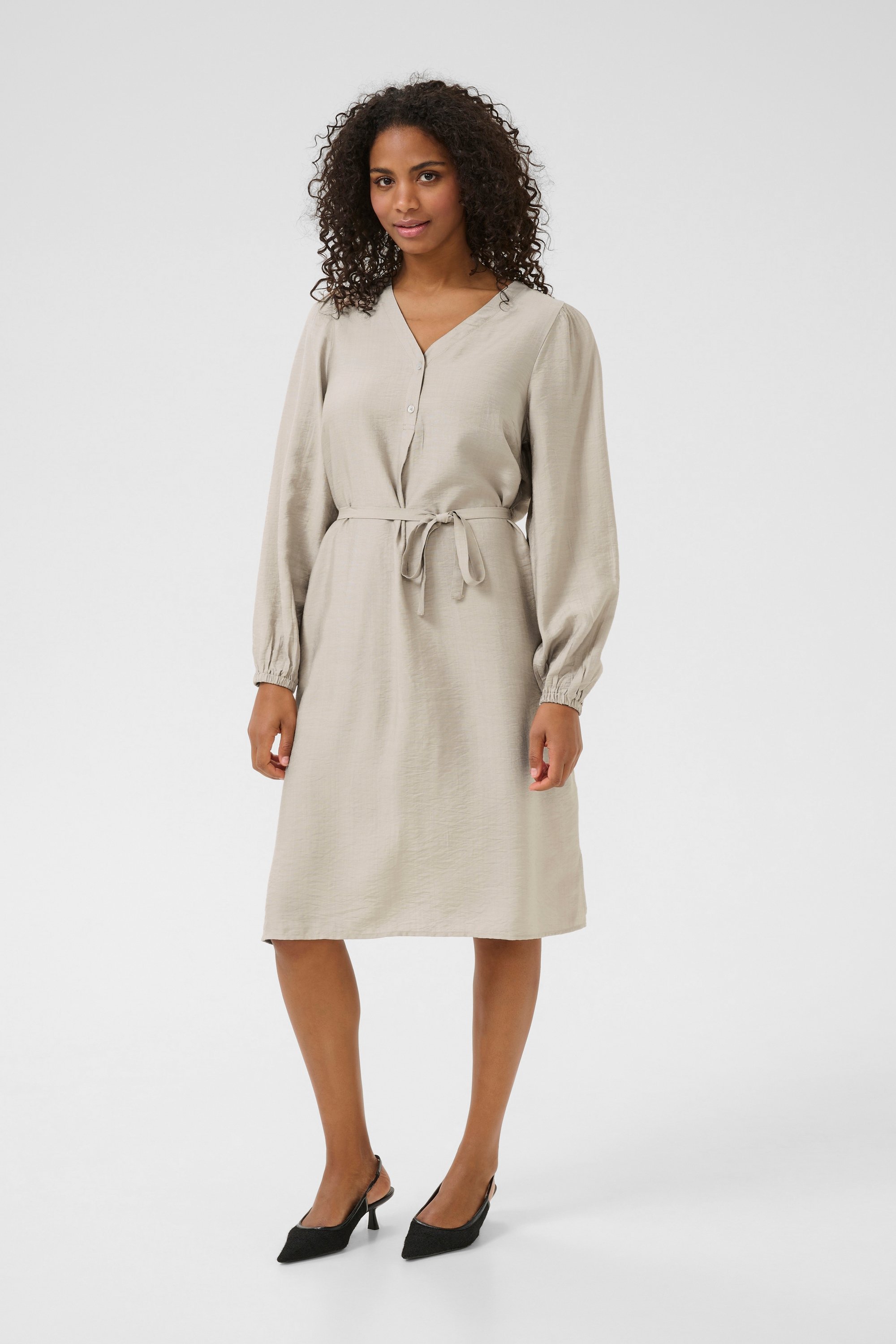 Langarm-Bluse Regular fit Feather Grey CC grey