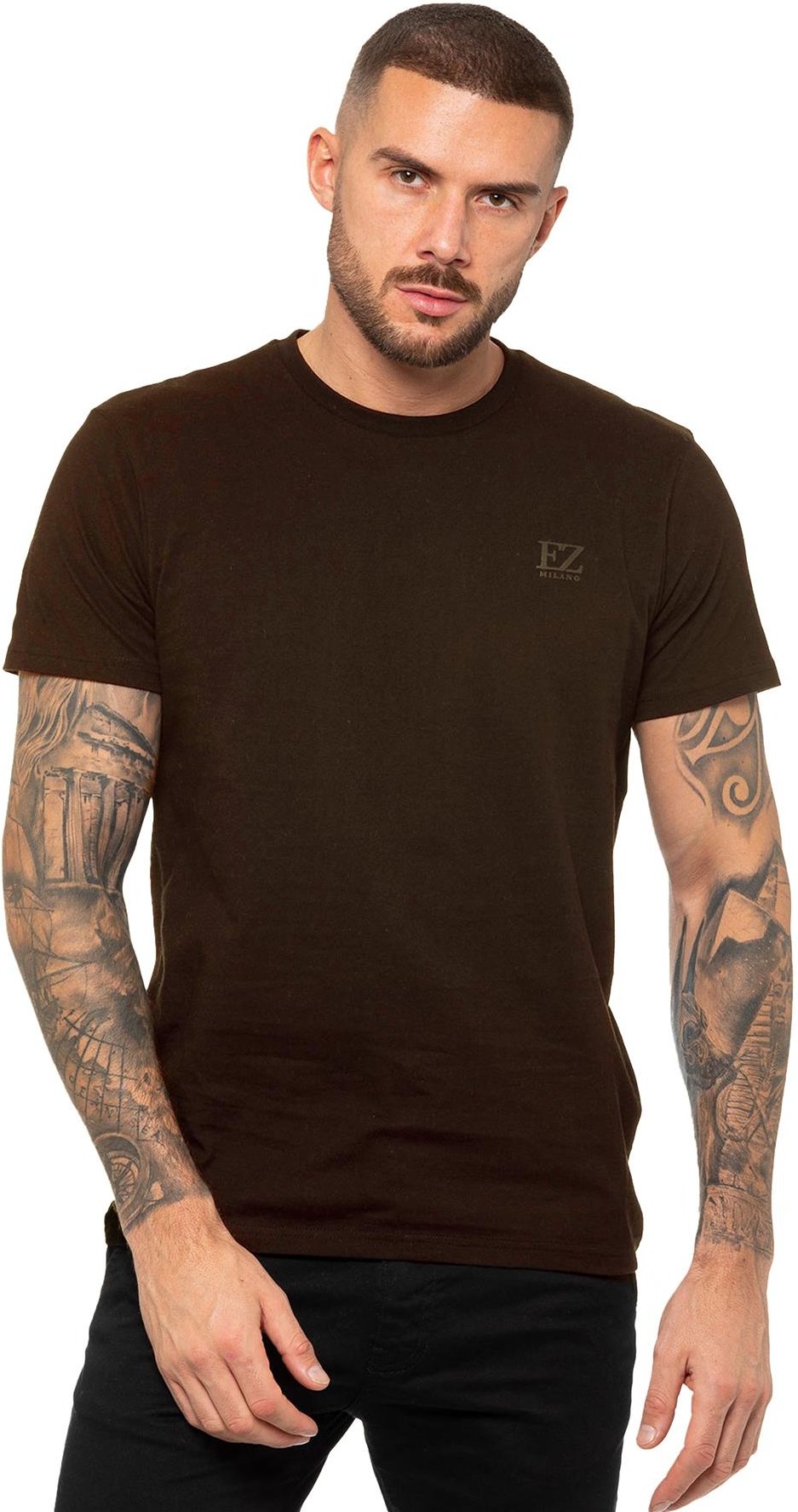 Enzo | Herren T-Shirt mit Rundhalsausschnitt