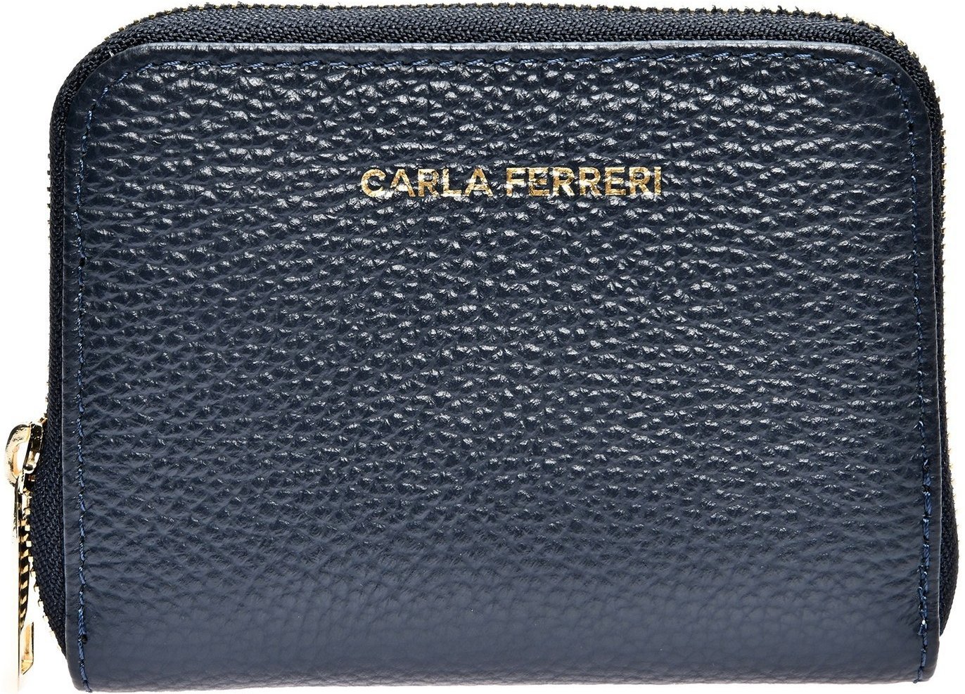 Carla Ferreri Blaue Ledertasche