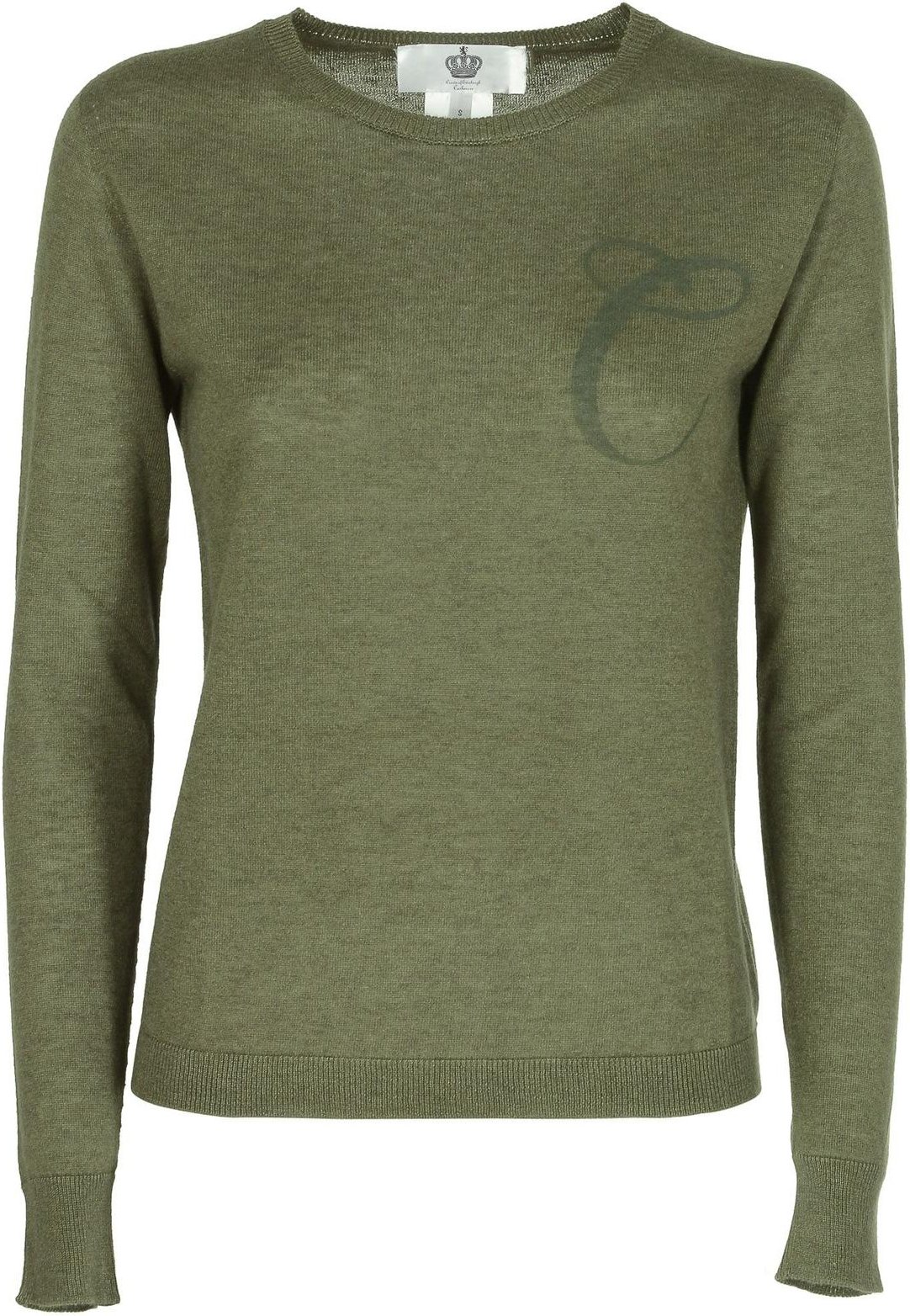 Seiden- und Kaschmir-Leichtgewicht-Pullover mit Rundhalsausschnitt