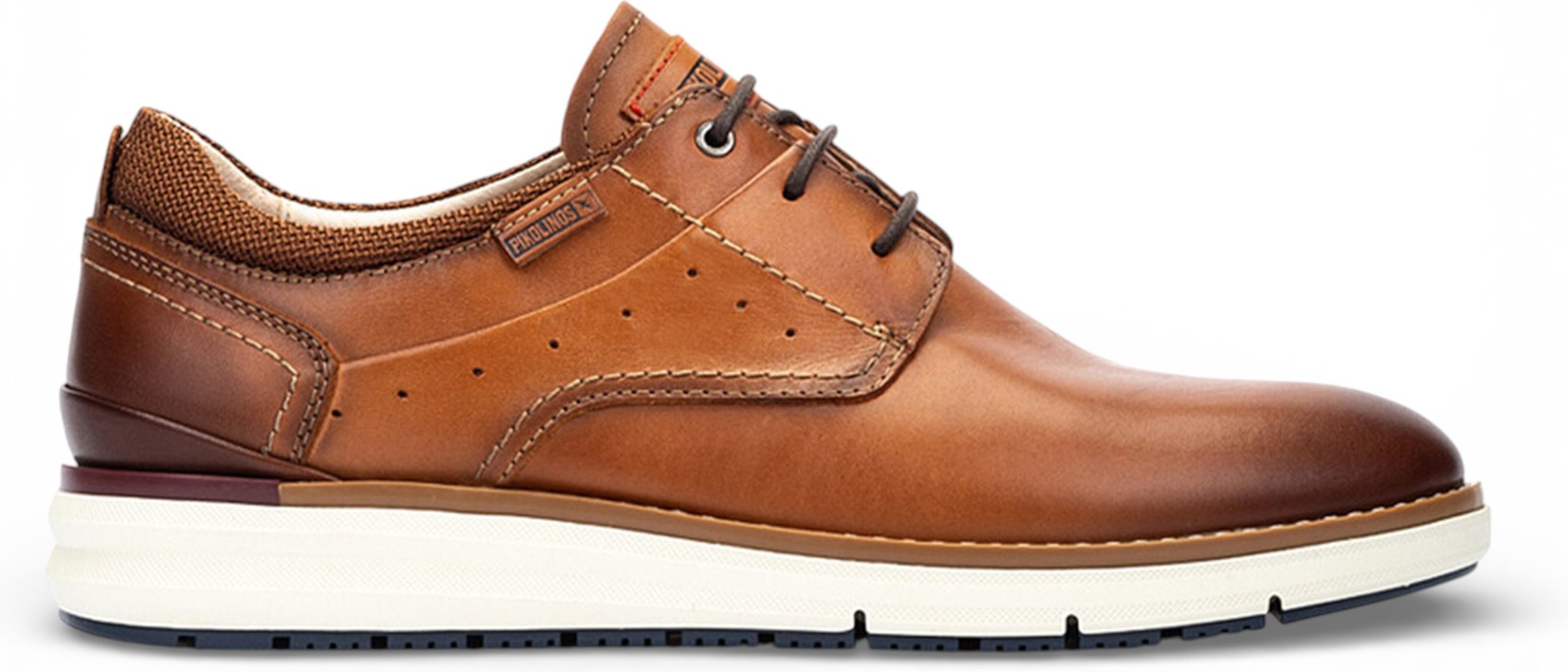 Pikolinos Herren-Sneaker aus braunem Leder mit Schnürung - Manacor