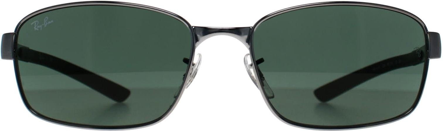 Ray-Ban RB3413 004 gunmetal g-15 grün Sonnenbrille