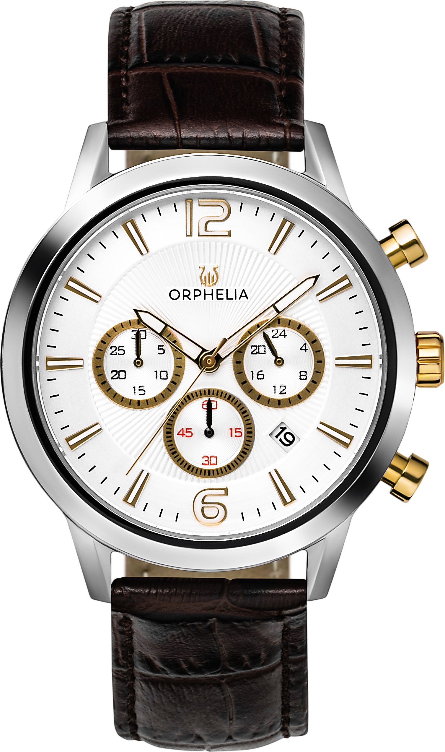 Orphelia Tempo Herren-Armbanduhr, Braun, OR81801
