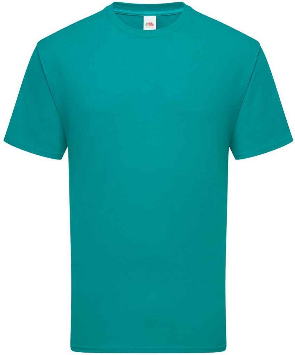 Fruit Of The Loom Herren Premium T-Shirt (Meeresblau Grün)
