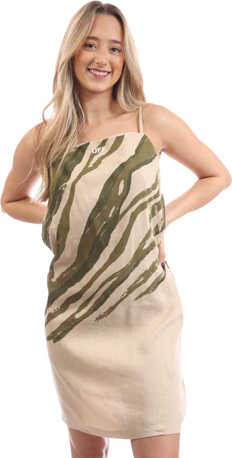 Off White - Minikleid für Damen (Beige)