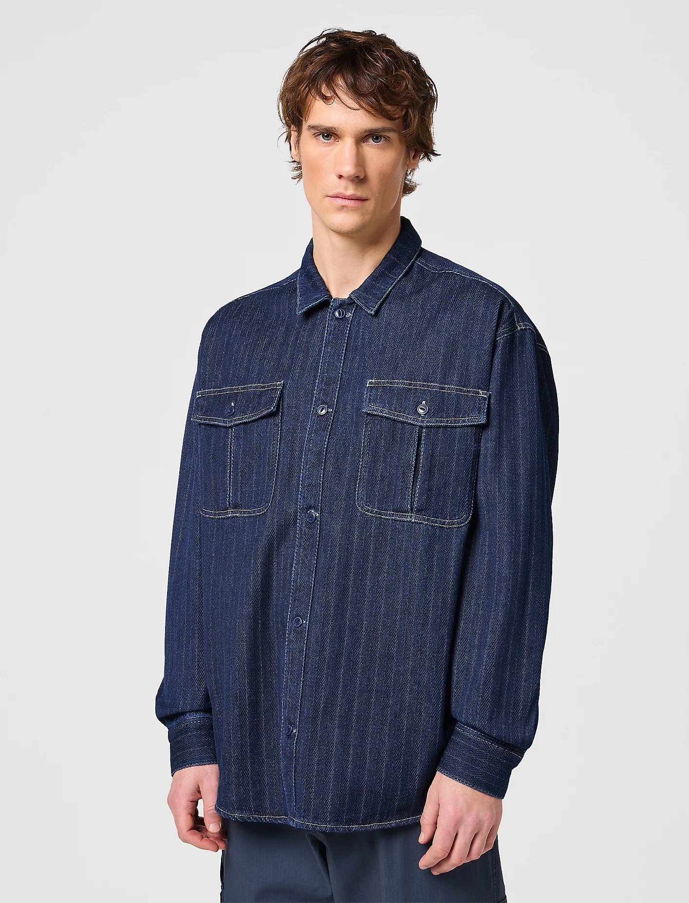 Wrangler - CASEY JONES UTILITY SHIRT INDIGO