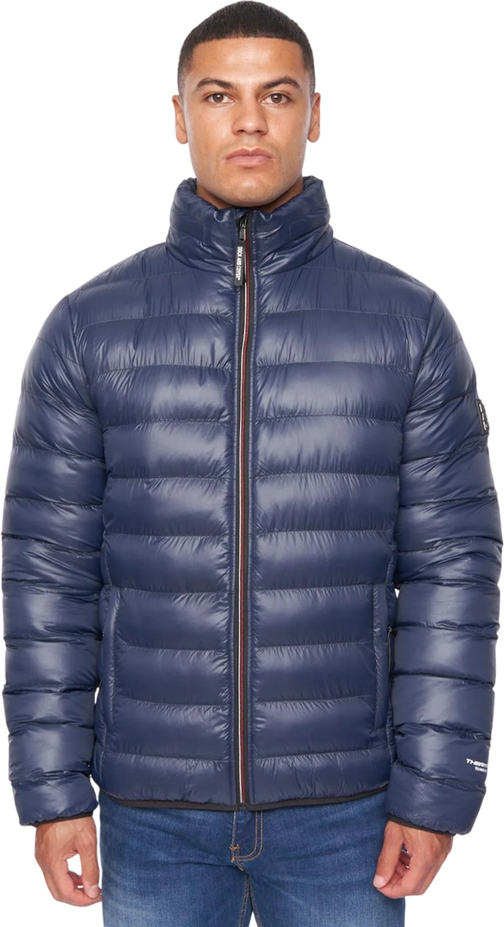 Duck and Cover - "Shemmy" Jacke Gesteppt für Herren (Marineblau)