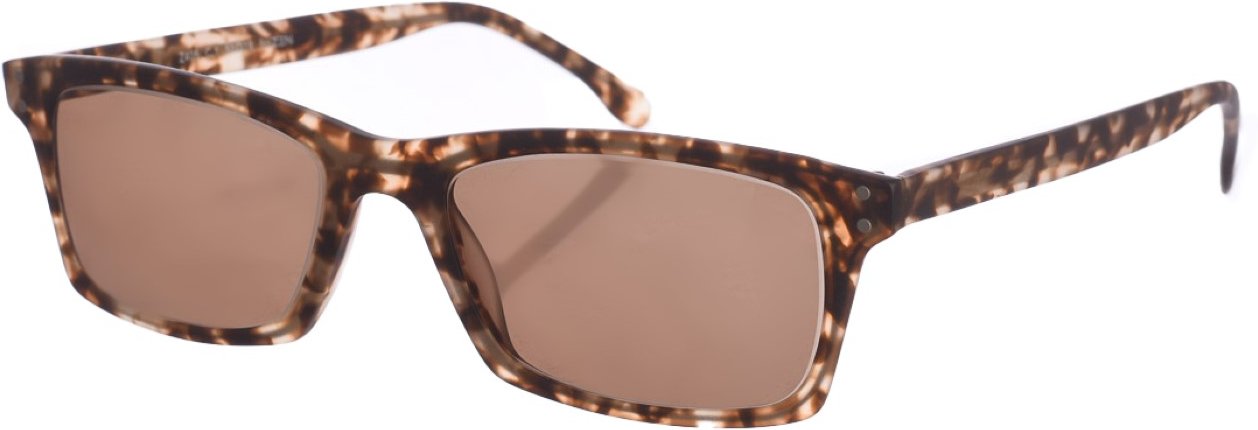 Unisex Z405 Acetat-Sonnenbrille in rechteckiger Form