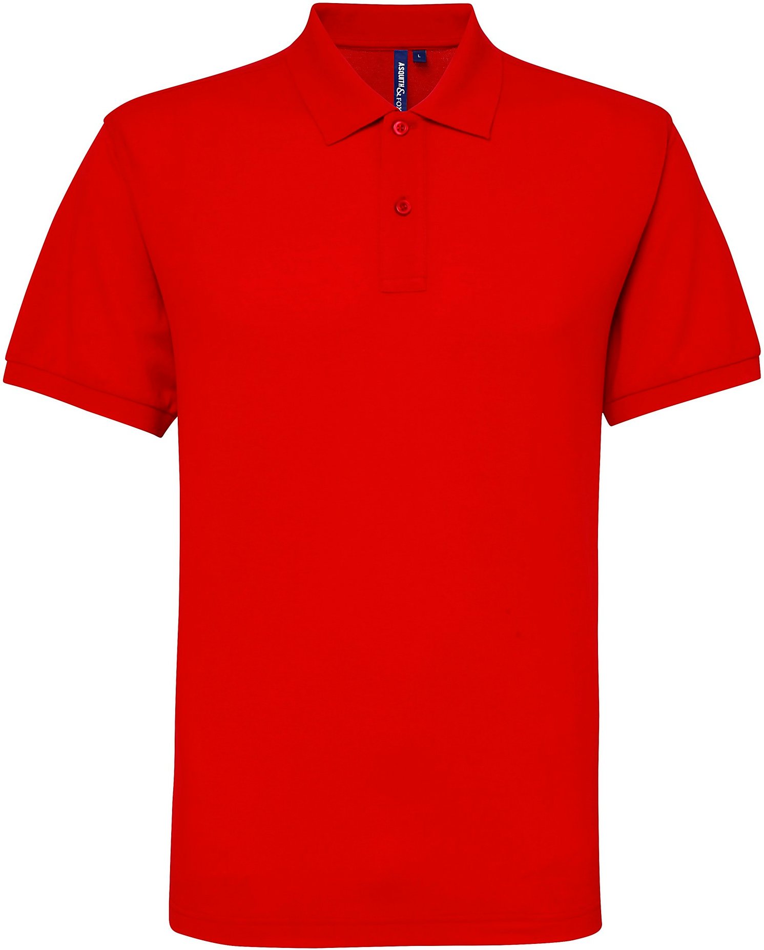 Asquith & Fox Herren Kurzarm Performance Blend Polo Shirt (Rot)