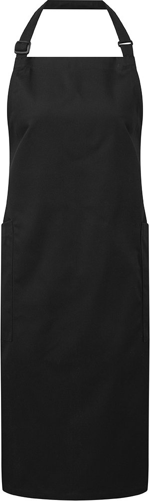 Premier Organic Fairtrade Certified Recycled Full Apron (Schwarz)