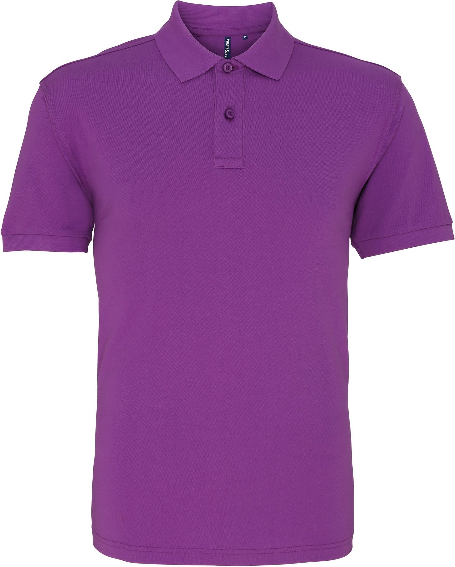 Asquith & Fox Herren-Poloshirt mit kurzen Ärmeln (Orchidee)