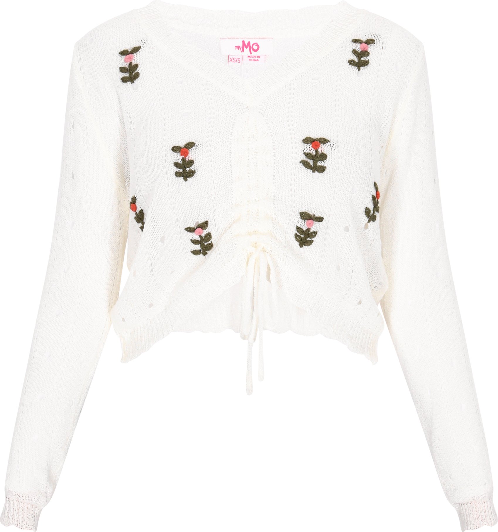 Mymo Pullover Frauen Weiß