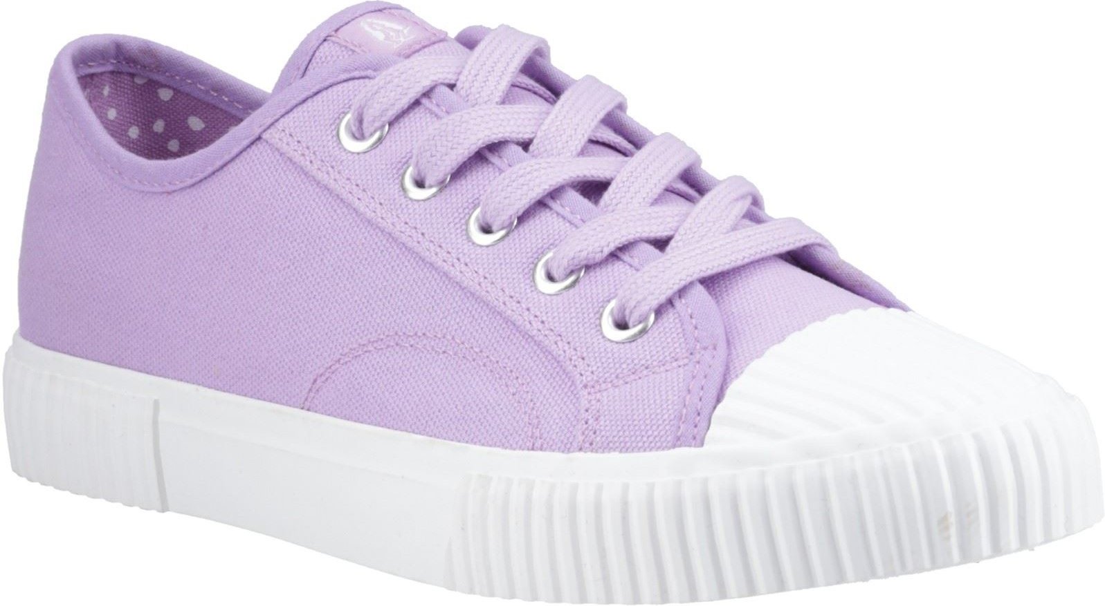 Thumbnail - Hush Puppies Freya Canvas Textile Damen Lilac Sneaker
