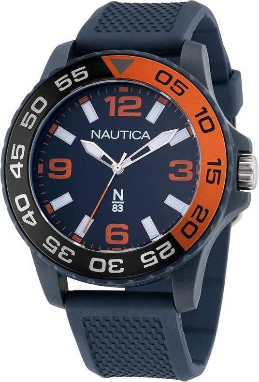 NAUTICA Blau Synthetische Sportuhr