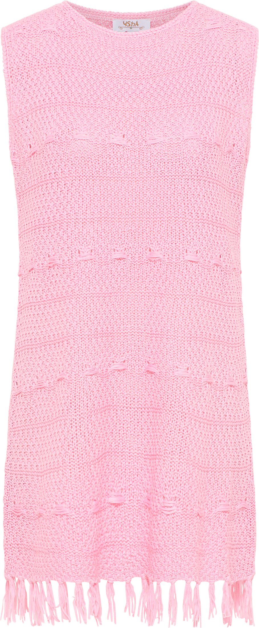 usha Strickkleid Damen rosa