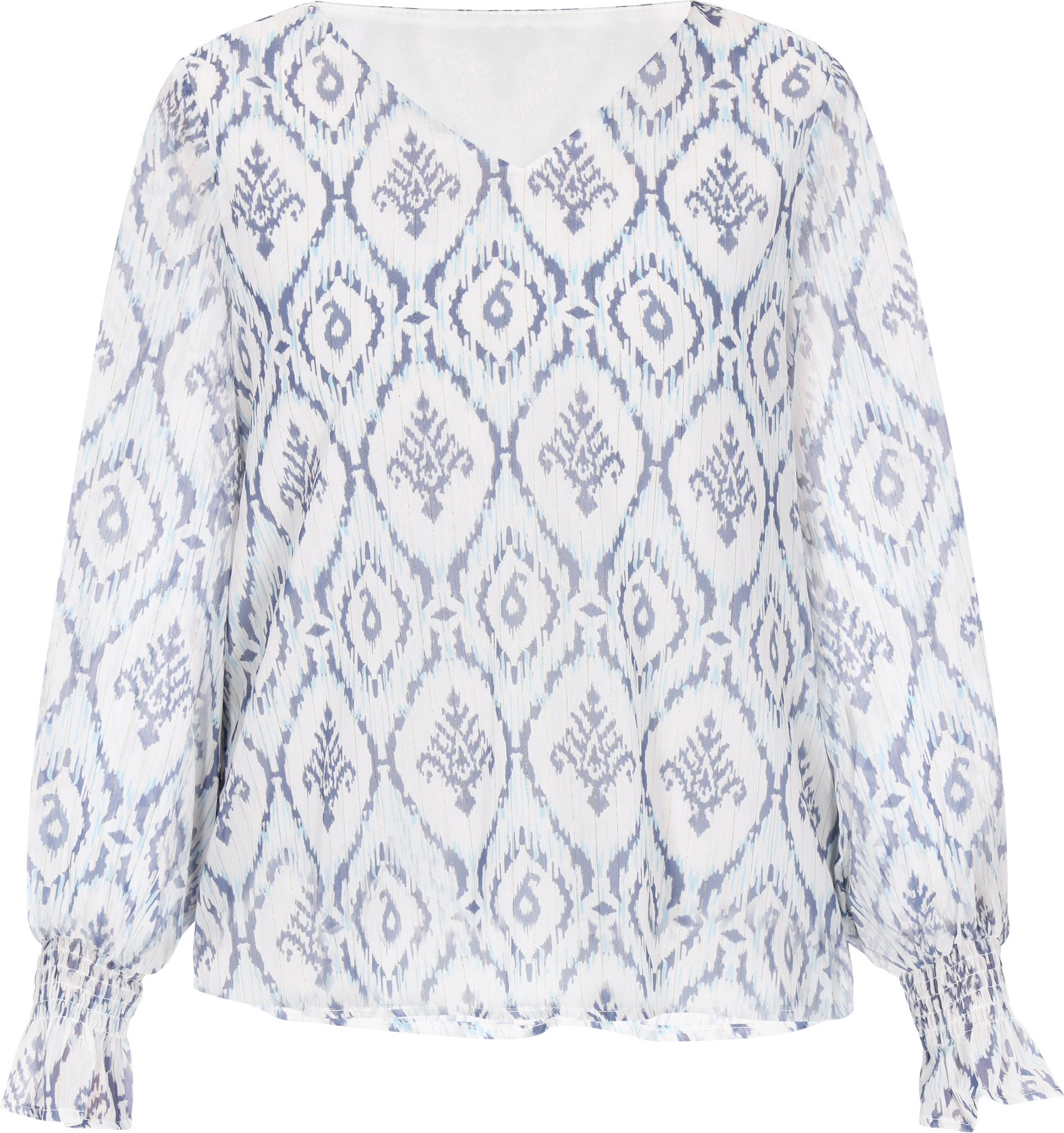 usha Bluse Frauen Himmelblau