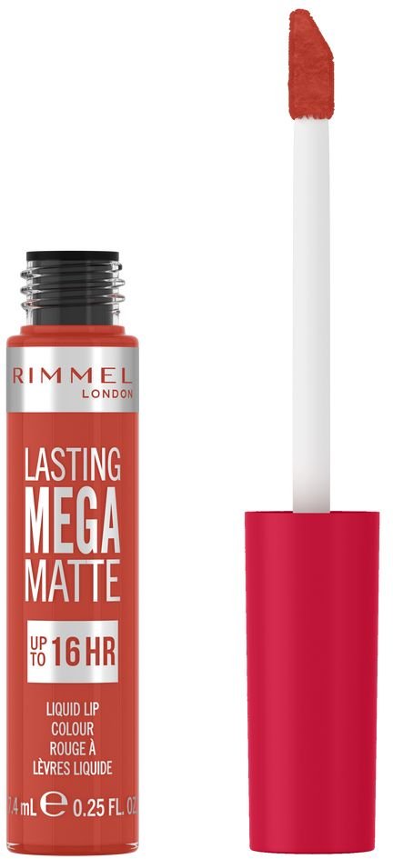 Lasting Mega Matte Flüssige Lippenfarbe Nr. 920 – Scharlachrote Flammen 7,4 ml