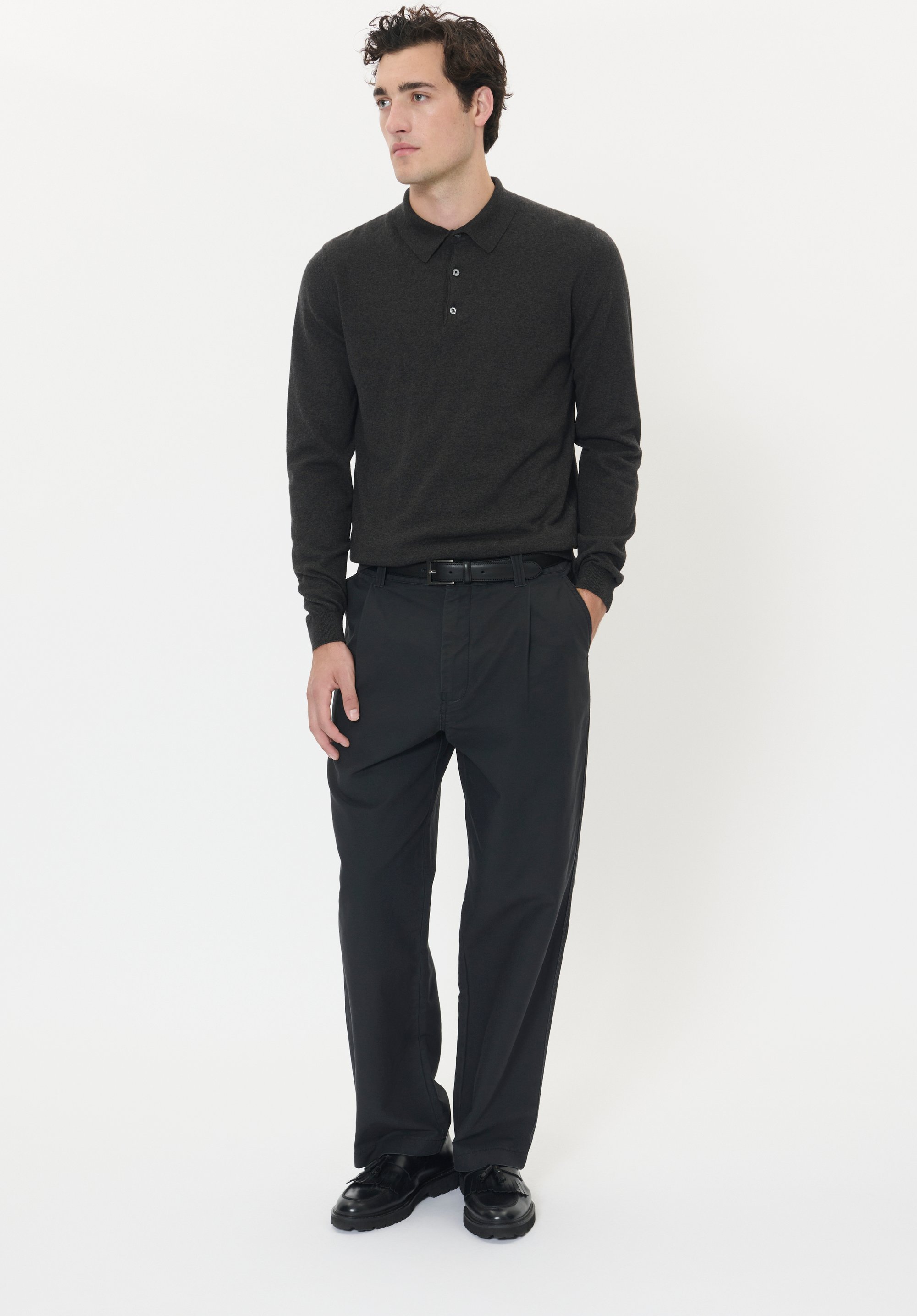 Strickpullover MAklint Strickpullover Gerade Passform dark grey