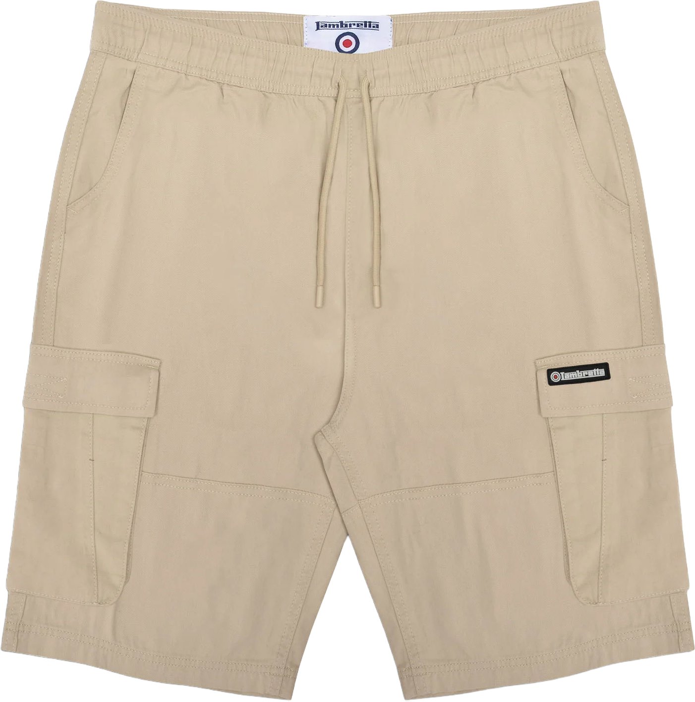 Lambretta - "Utility SS25" Cargo-Shorts für Herren (Steinfarben)