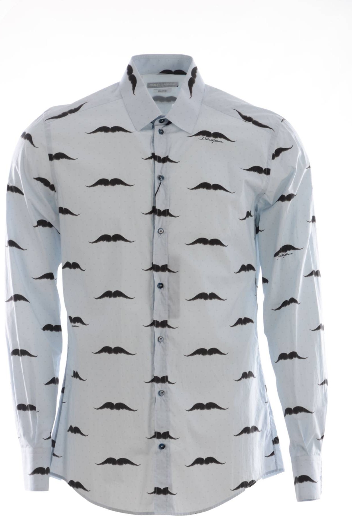 Dolce & Gabbana Herren Schnurrbart Hemd