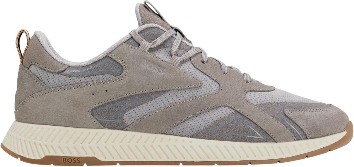 Boss - Herren Sneaker "Titanium", Leder (Grau)