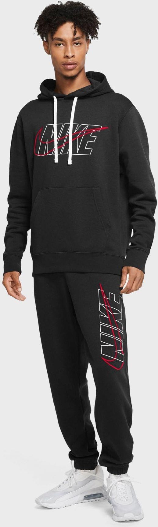 Nike Herren-Club-Trainingsanzug-Set in Schwarz