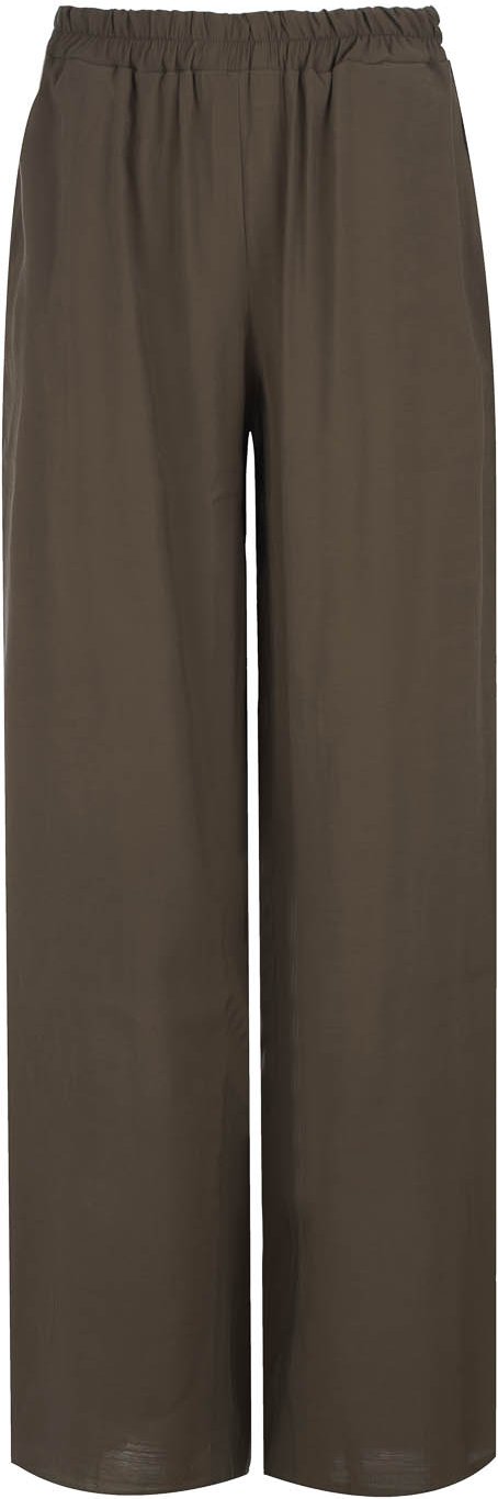 Khaki Eleganz Hose mit weitem Bein