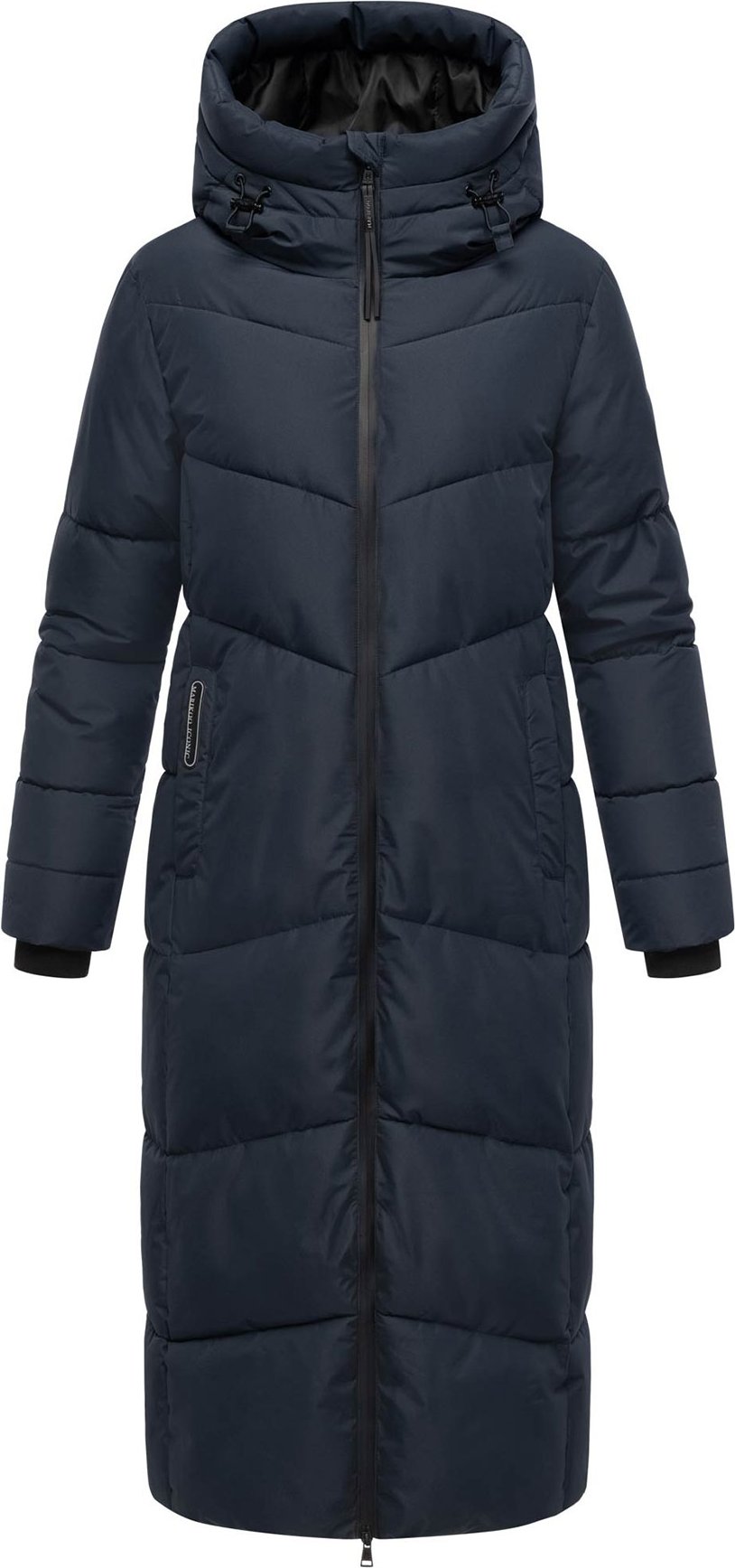Marikoo Damen Steppmantel Firella mit Kapuze & Zwei-Wege-Reißverschluss