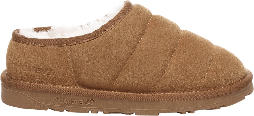 EVER AU Frauen Jaeger Low Ankle Slippers - Kastanie