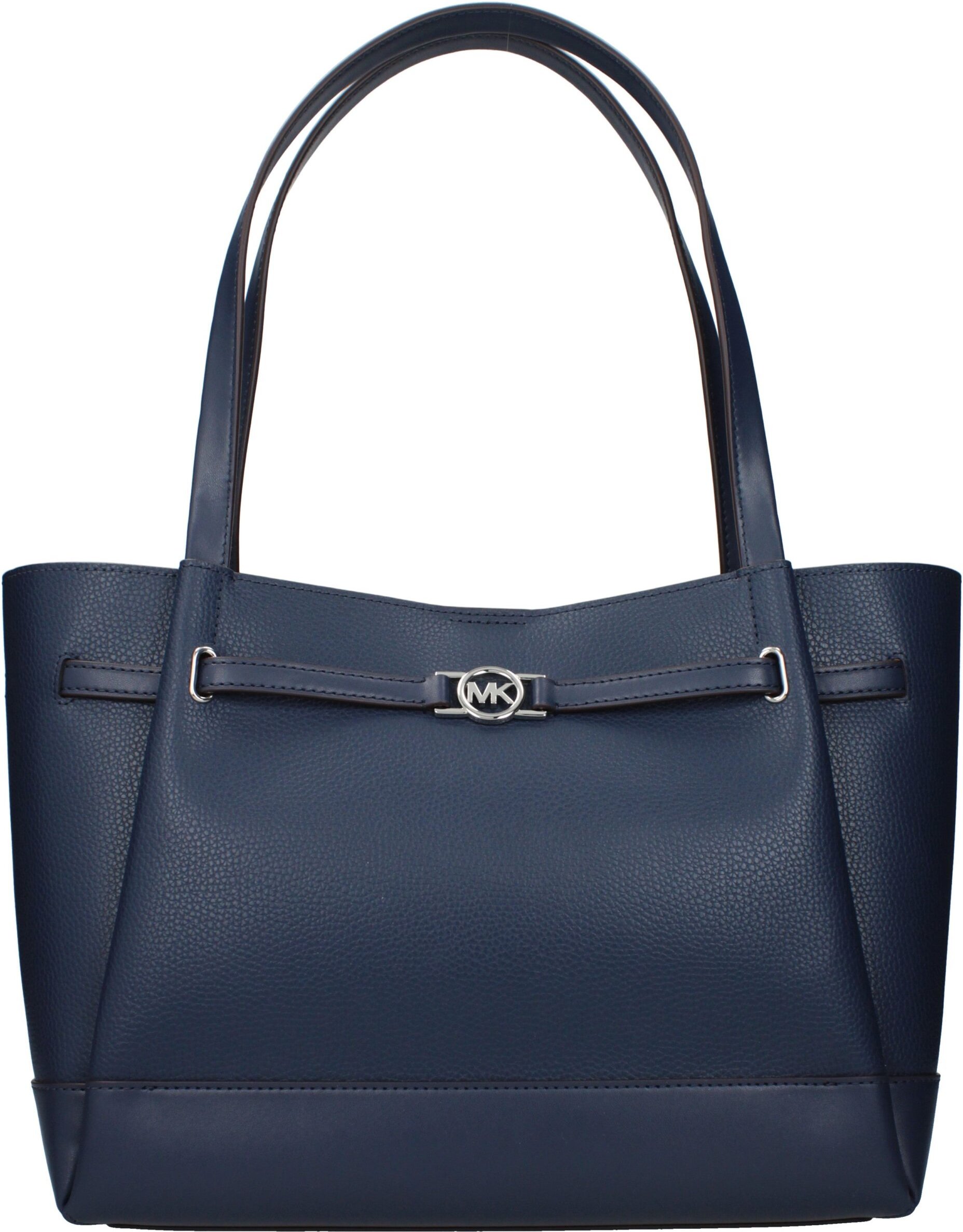 Blaue Leder Schultertasche