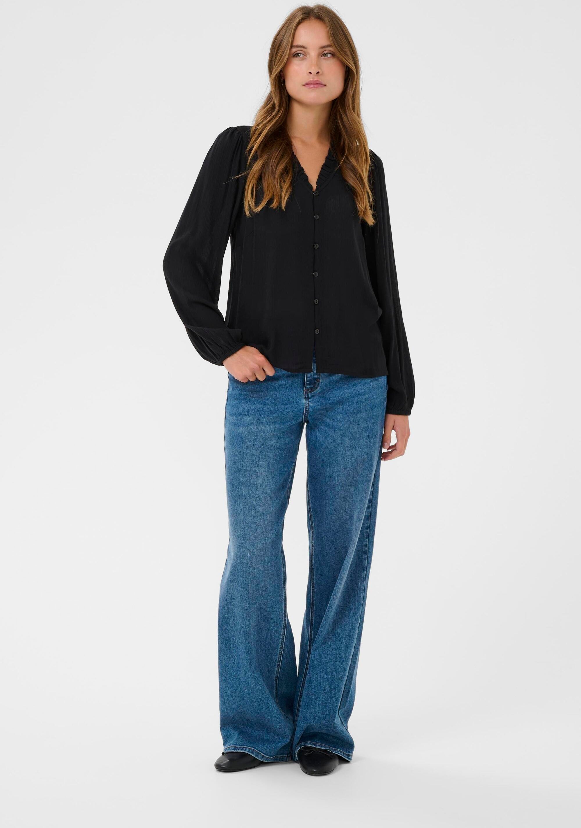 Langarm-Bluse KAfia Langarm-Bluse Regular fit black