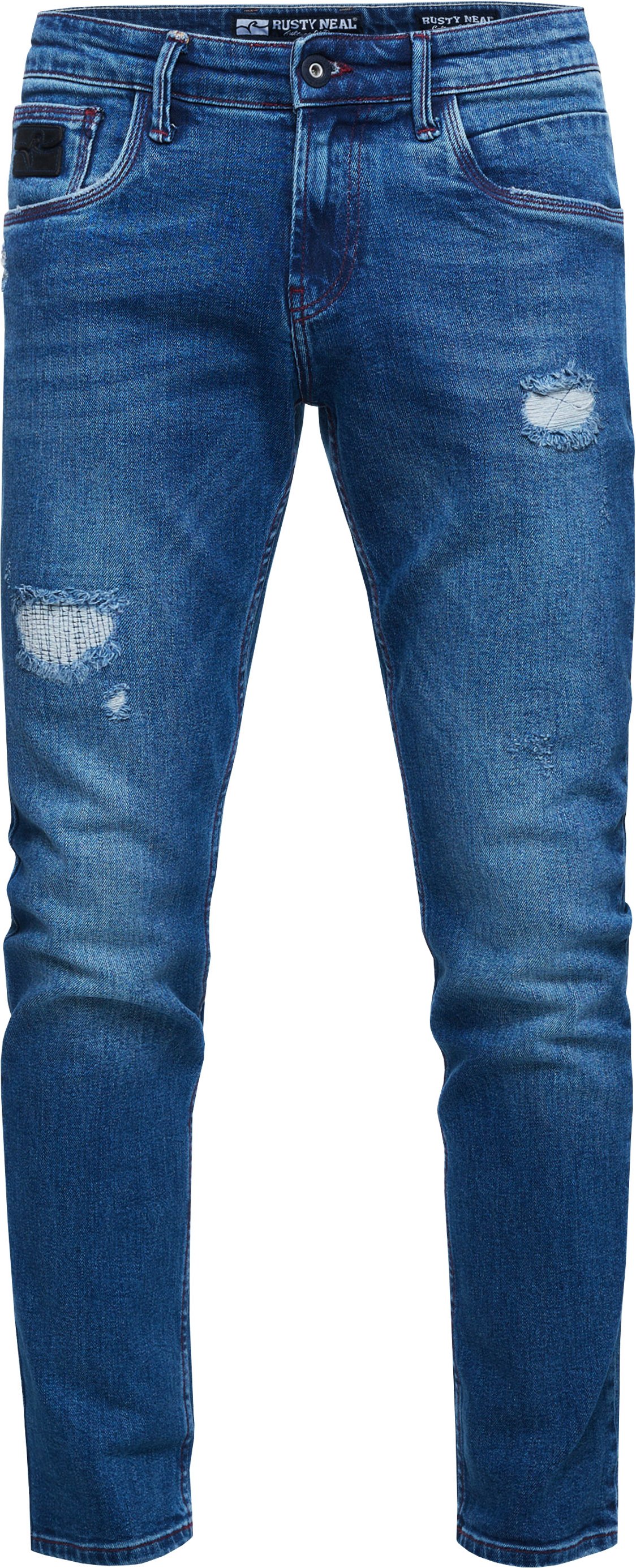 Thumbnail - Jeans Hose "TORI" Slim Fit Destroyed Denim