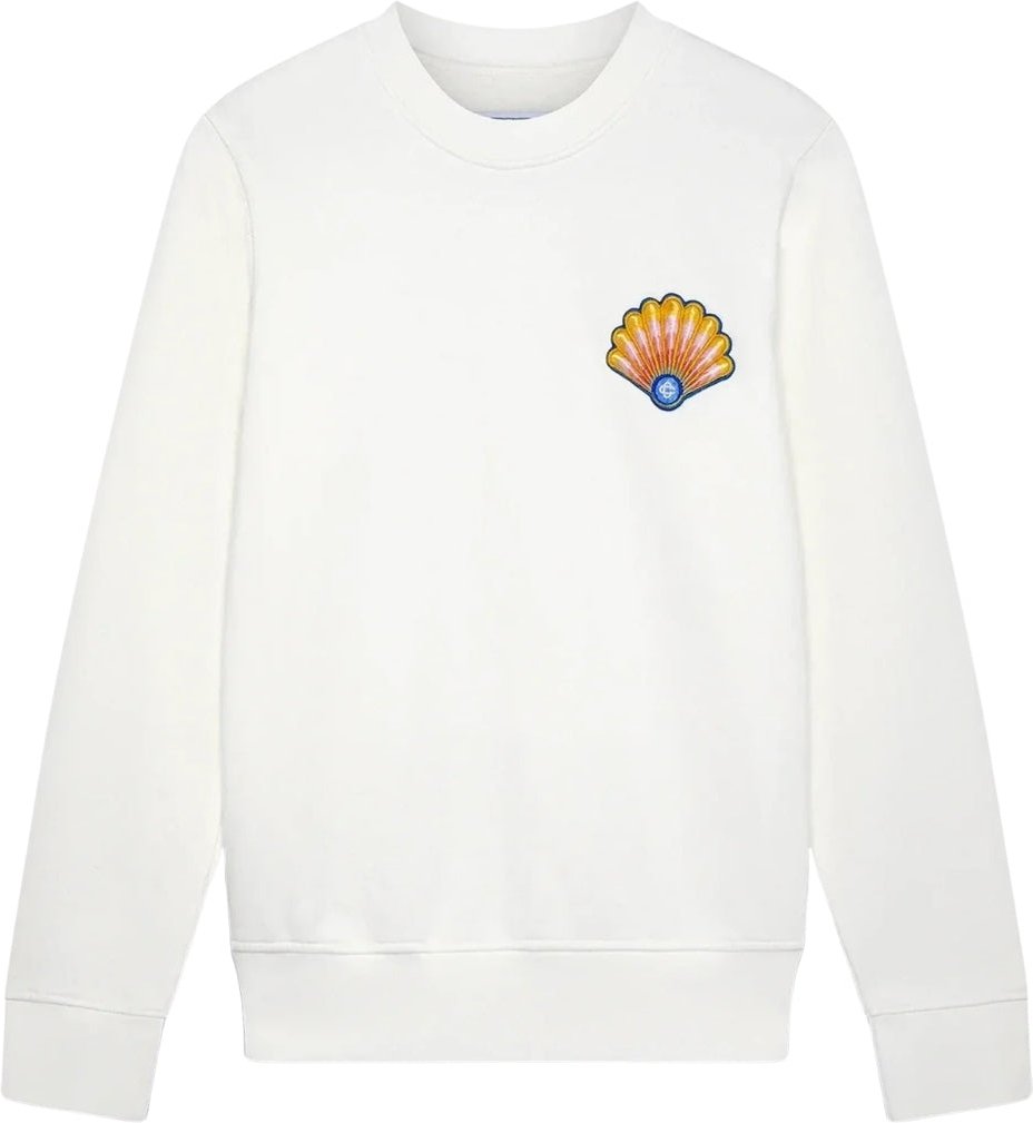 Casablanca Bestickte, Cremeweiße Sweatshirts