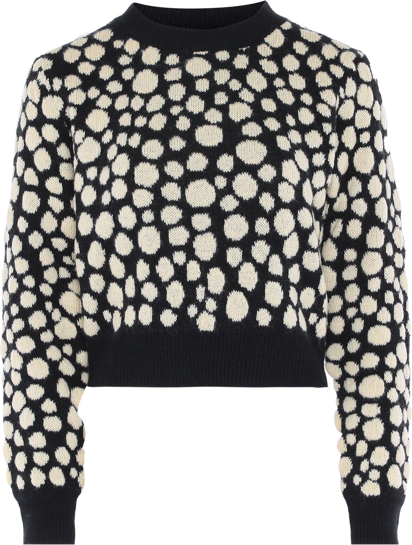 Mymo Zur Seite fahren Damen schwarz-wollweiß