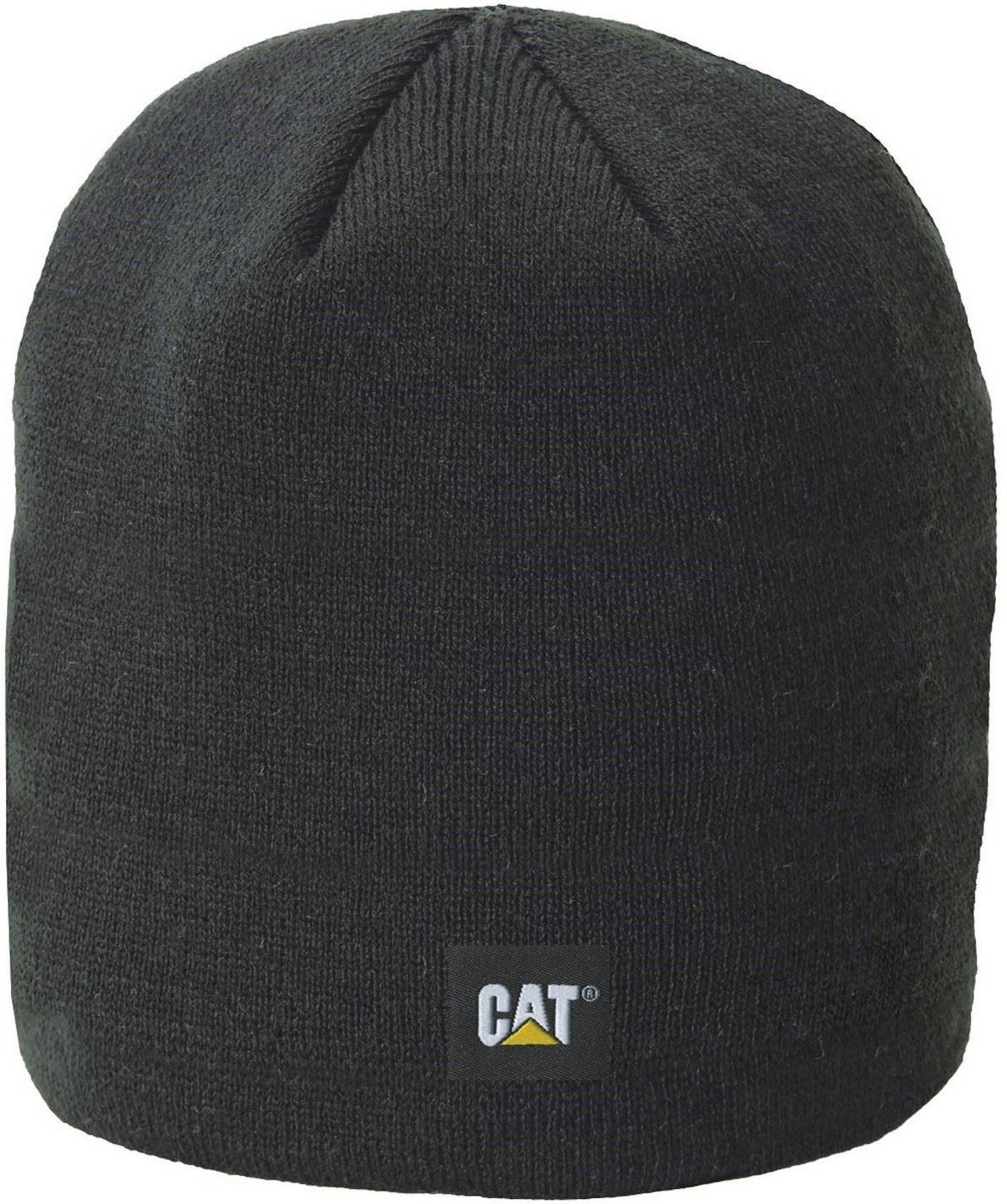 Caterpillar Logo Strickmütze Unisex Erwachsene Schwarz