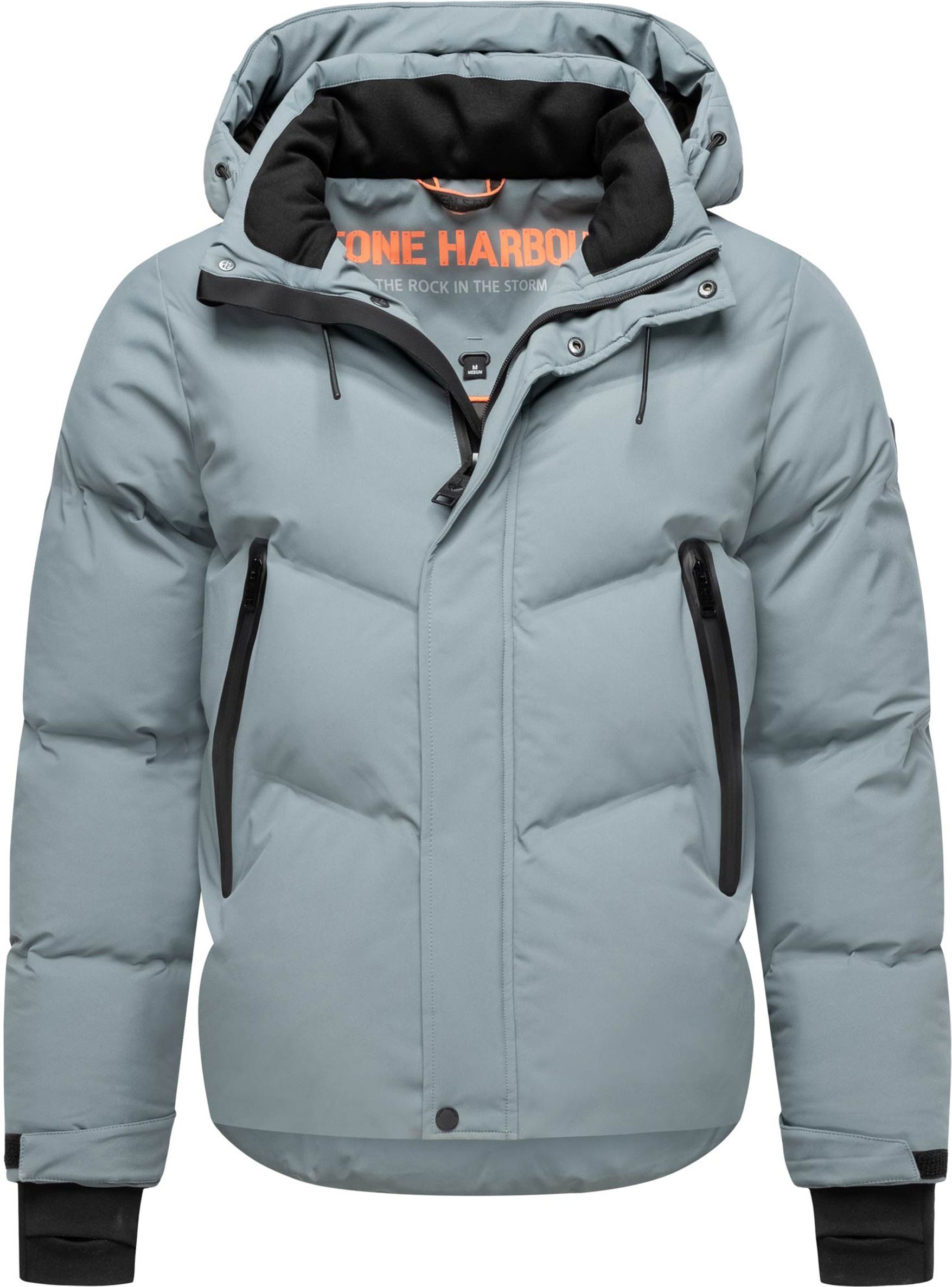 Stone Harbour Herren Winterjacke Livianoo mit abnehmbarer Kapuze & Fleece-Taschen