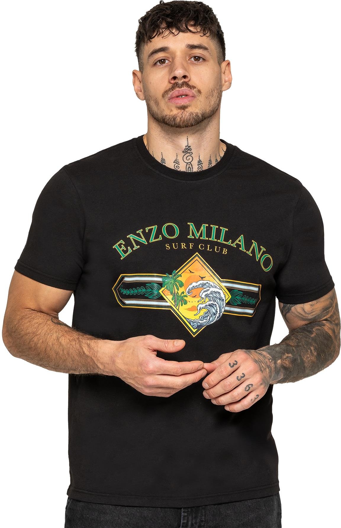 Enzo Milano | Herren Surf Club Print T-Shirt