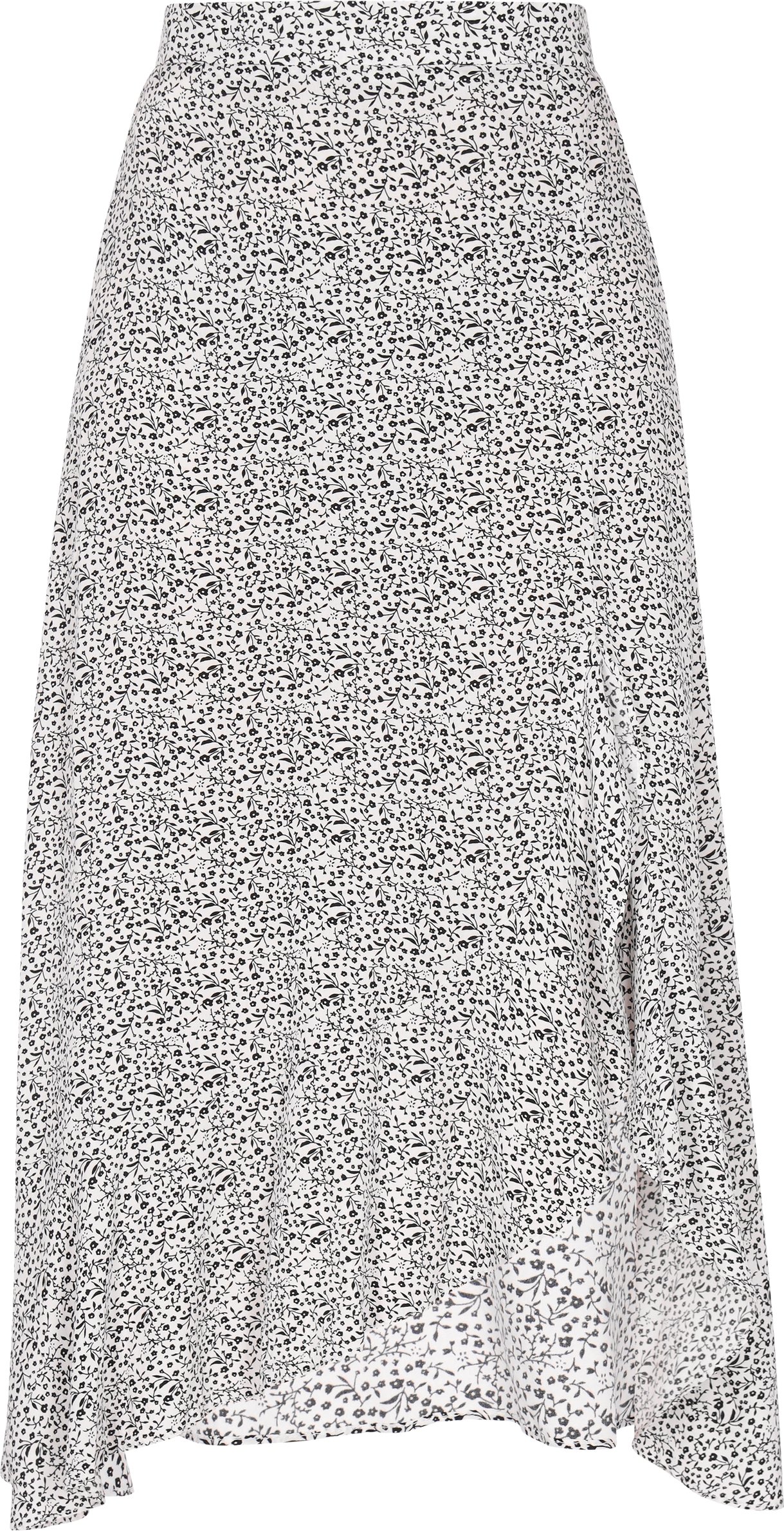 FELIPA Rock Frauen weiß-schwarz