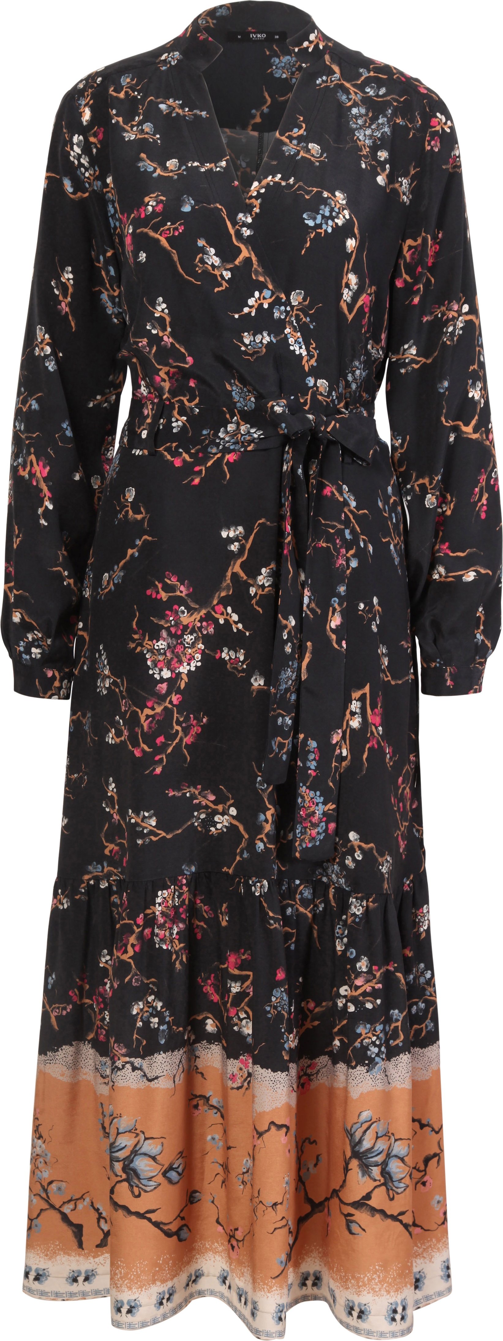 Wickelkleid, Kirschblütenmuster