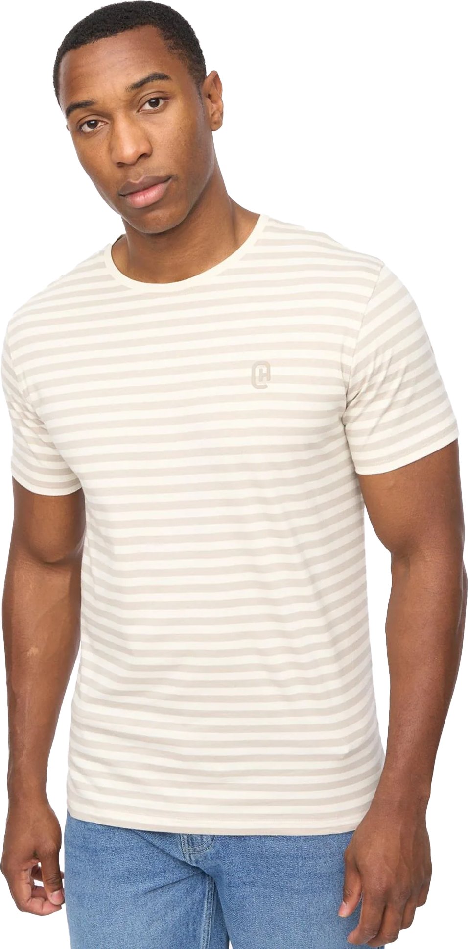 Crosshatch - "Loppins" T-Shirt für Herren (Naturweiß)