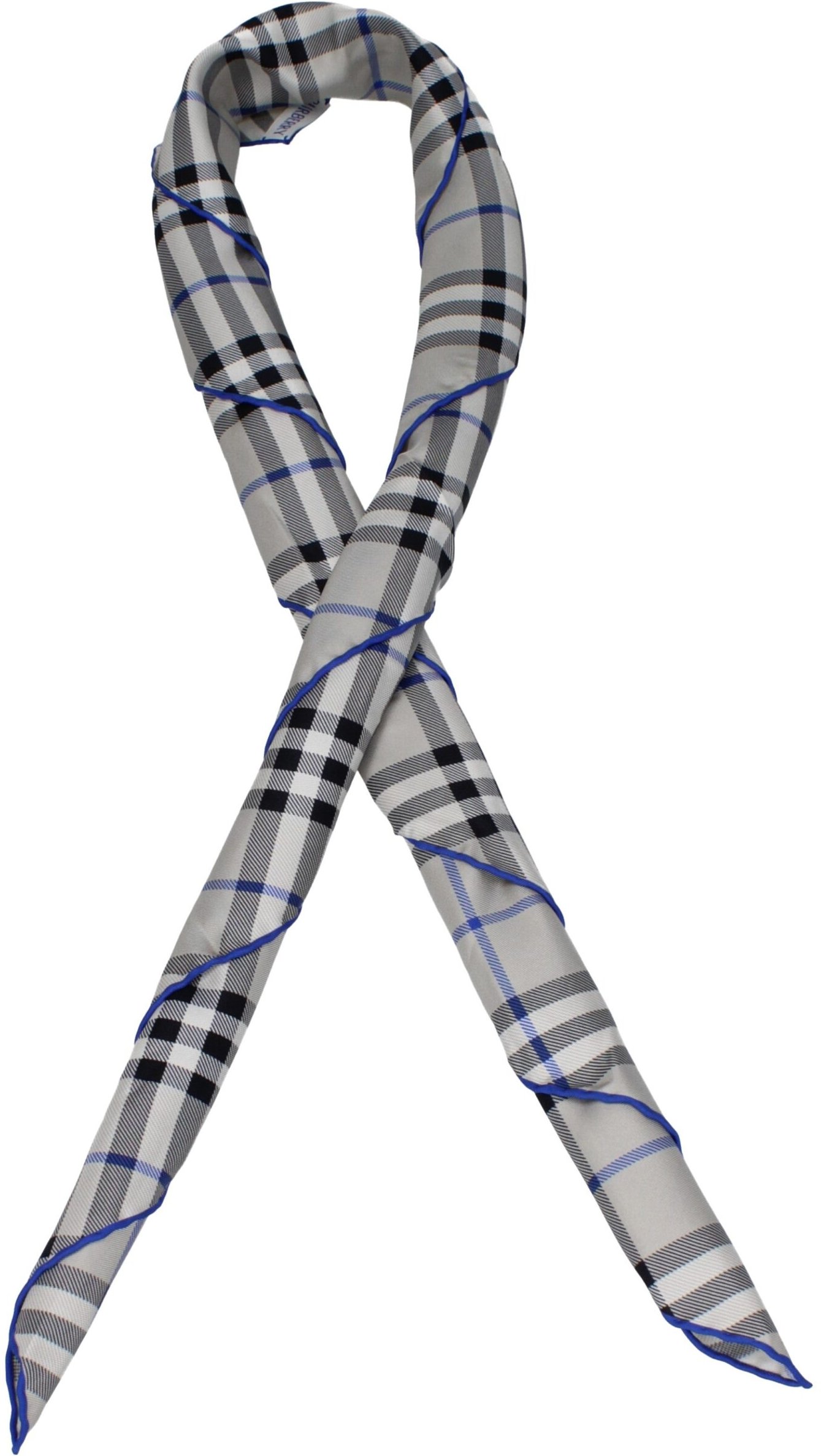 Grauer Seidenfoulard