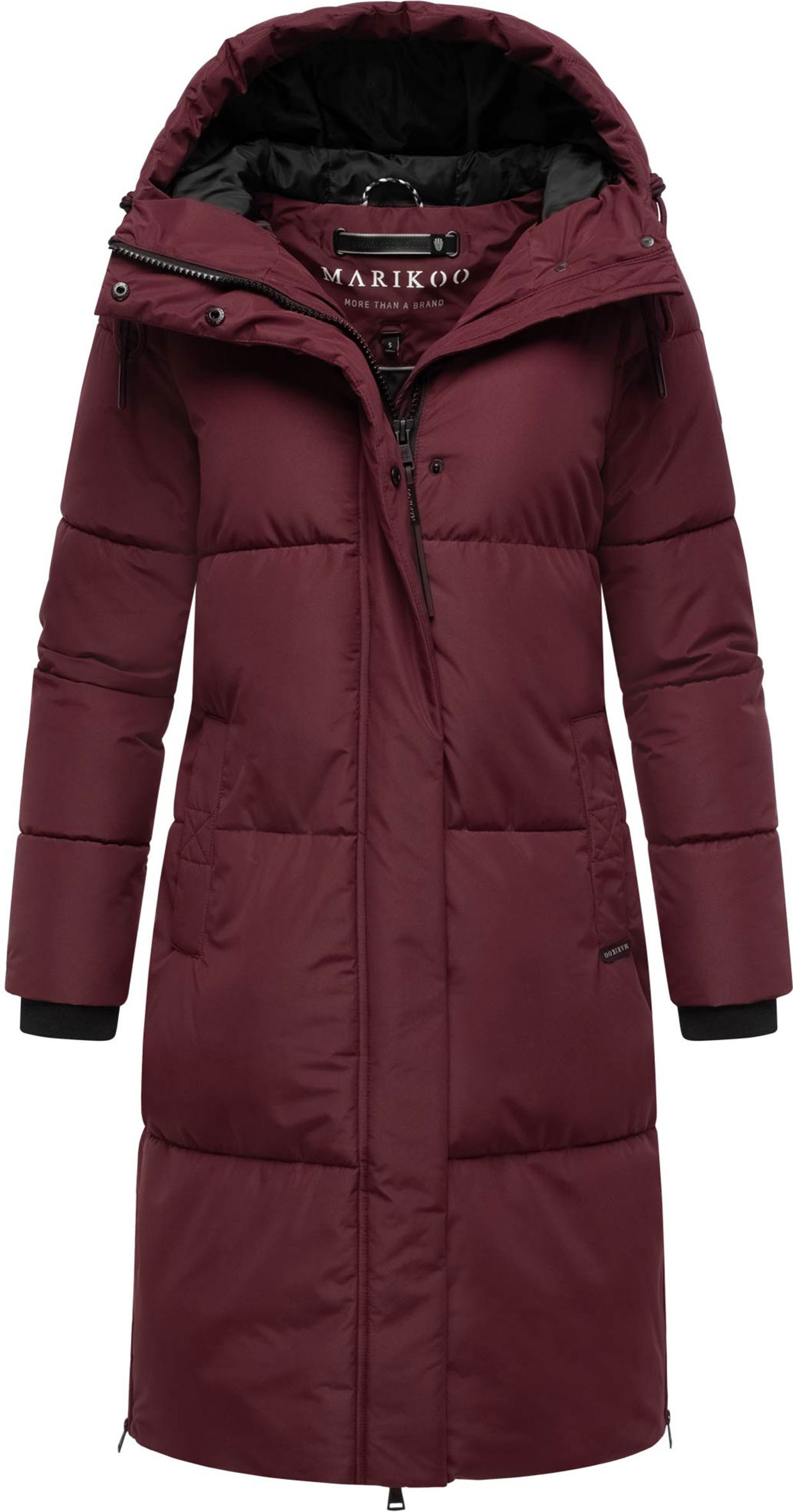 Marikoo Damen Steppmantel Michikoo mit Kapuze & Magnettaschen