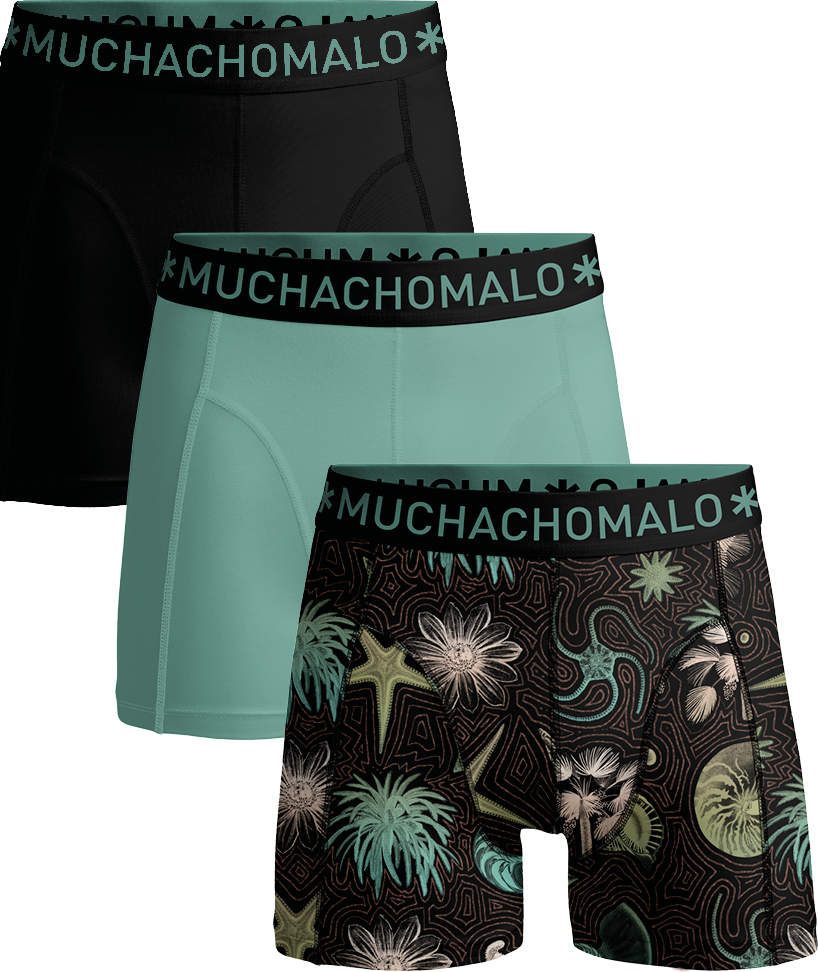 Muchachomalo Herren Boxer Shorts - 3er Pack - Herren Unterwäsche